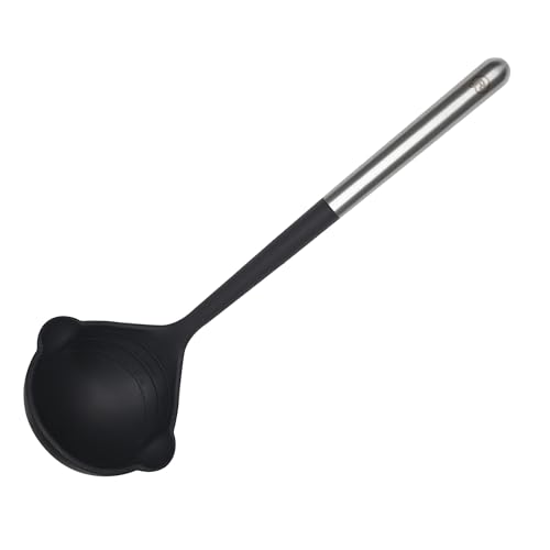 Remoska Schöpfkelle für antihaftbeschichtete Oberflächen, hitzebeständiges Silikon, Edelstahl, 220 °C Remoska Schöpfkelle für antihaftbeschichtete Oberflächen, hitzebeständiges Silikon, Edelstahl, 220 °C von Remoska