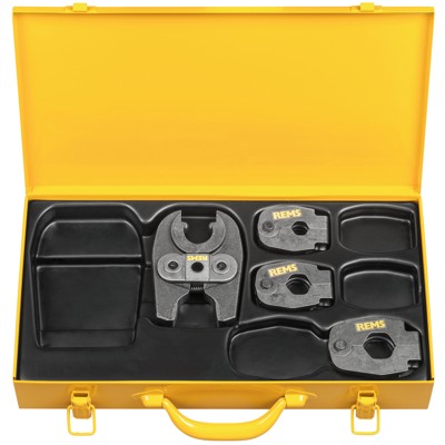 Pressring Set 45° TH 16-20-26 inklusive Zwischenzange Mini Z1 im SBK von Rems