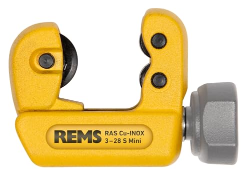 REMS RAS CU-INOX (Ø 3-28 MM, 1/8-1 1/8", Rohrabschneider für Kupfer-/ Stahlrohre, mit Schneidrad, Rohrtrenner) 113241 R von Rems