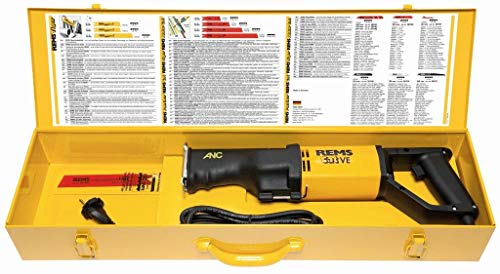 REMS Cat ANC VE Antriebsmaschine (Handsäge) - leistungsstarke, robuste Säge für den universellen Einsatz, nur 3,0 kg, Elektrowerkzeug mit Vario-Elektronik (VE), 230 V, 50–60 Hz, 1050 W von Rems