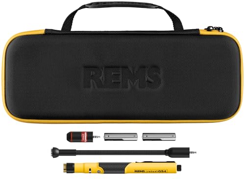 REMS Detect GS4 Set F (Leckagedetekor, elektronisch, ca. 2 Sek. Reaktionszeit, LED-Frequenz & Ton, Ortung brennbarer Gase, für schwer zugängliche Stellen) 611095 R von Rems