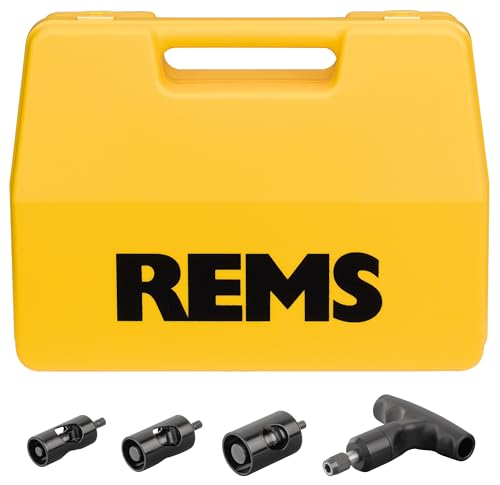 REMS KALIGRAT E SET 16X2+20X2+25X2,5/26X3 (Robustes Qualitätswerkzeug zum Kalibrieren und Außen-/Innenentgraten von Rohren) 114000 R von Rems