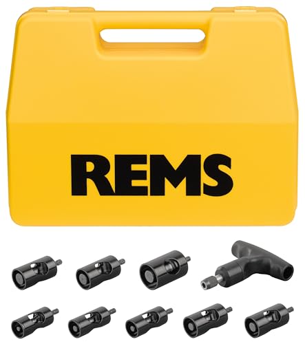 REMS KALIGRATE SET ALLROUND 26 VON Ø 14X2-26X3MM (Robustes Qualitätswerkzeug zum Kalibrieren und Außen-/Innenentgraten von Rohren) 114001 R von Rems