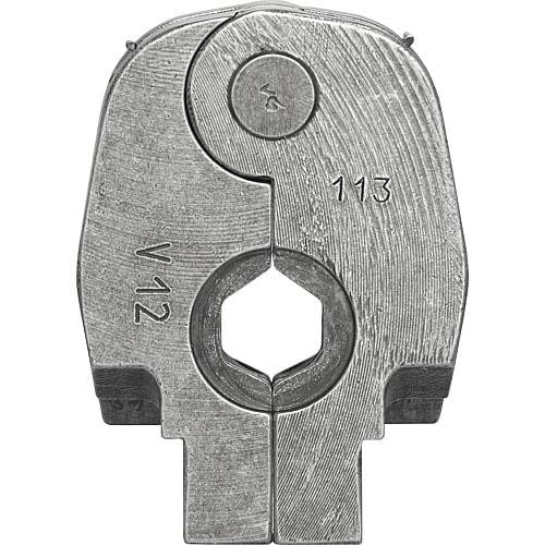 REMS Pressring (Presszangen) V 12 mm Rohr - Durchmesser 45 (PR-2B), Zubehör für REMS Radialpressen, System AHLSELL A-press koppar, hochbelastbar, aus besonders zähhartem Spezialstahl von Rems