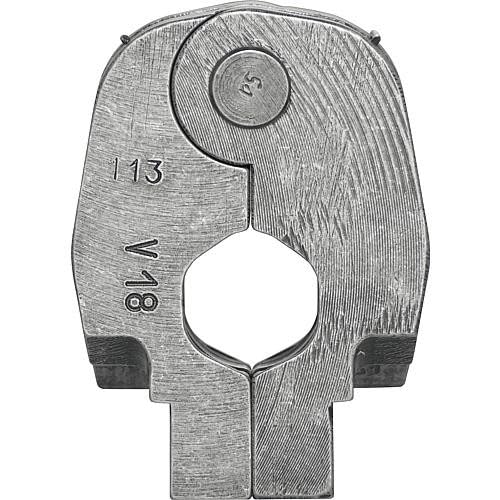 REMS Pressring (Presszangen) V 18 mm Rohr - Durchmesser 45 (PR-2B), Zubehör für REMS Radialpressen, System AHLSELL A-press koppar, hochbelastbar, aus besonders zähhartem Spezialstahl von Rems