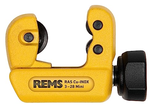 REMS Rohrabschneider RAS Cu-INOX 3-28 Mini - Installationswerkzeug zum Trennen von Rohre Durchmesser 3–28 mm, 1/8–1 1/8", Wanddicke s ? mm 4 | klein, handlich, stabile Konstruktion von Rems