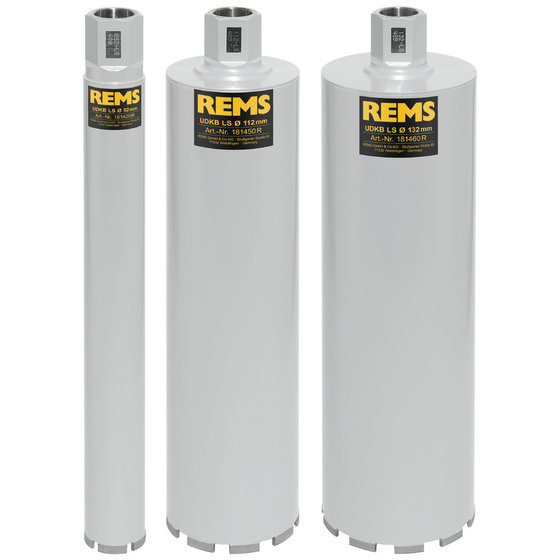 REMS - Universal-Diamant-Kernbohrkrone-LS Set ø52-112-132mm von Rems