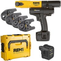 Radial-Pressmaschine Mini-Press ACC + Kunststoff-Systemkoffer + 4 Stk. Presszangen Mini TH 16, 20, 26, 32 + 2. Akku 14,4 V Radial-Pressmaschine Mini-Press ACC + Kunststoff-Systemkoffer + 4 Stk. Presszangen Mini TH 16, 20, 26, 32 + 2. Akku 14,4 V von Rems