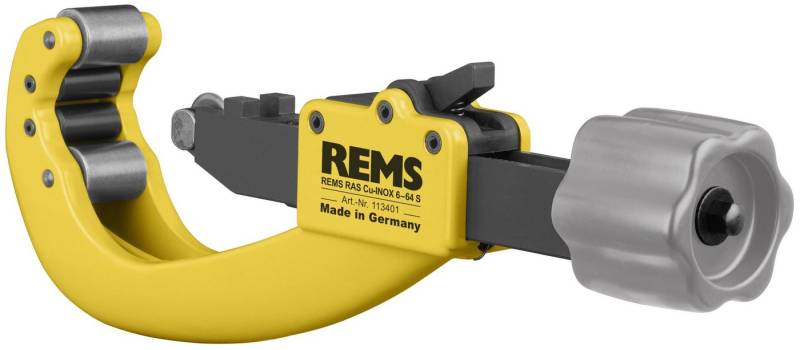 Rems Rohrschneider Rems Rohrabschneider RAS Cu-Inox 8-64 S nadelgelagerte Gegenrollen u. von Rems