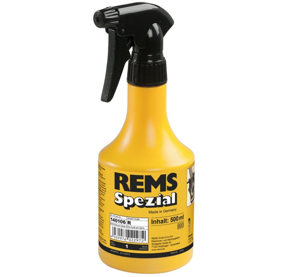 Rems Sprühflasche Spezial Spritzflasche 500 ML Sprühflasche Rems Sprühflasche Spezial Spritzflasche 500 ML Sprühflasche von Rems
