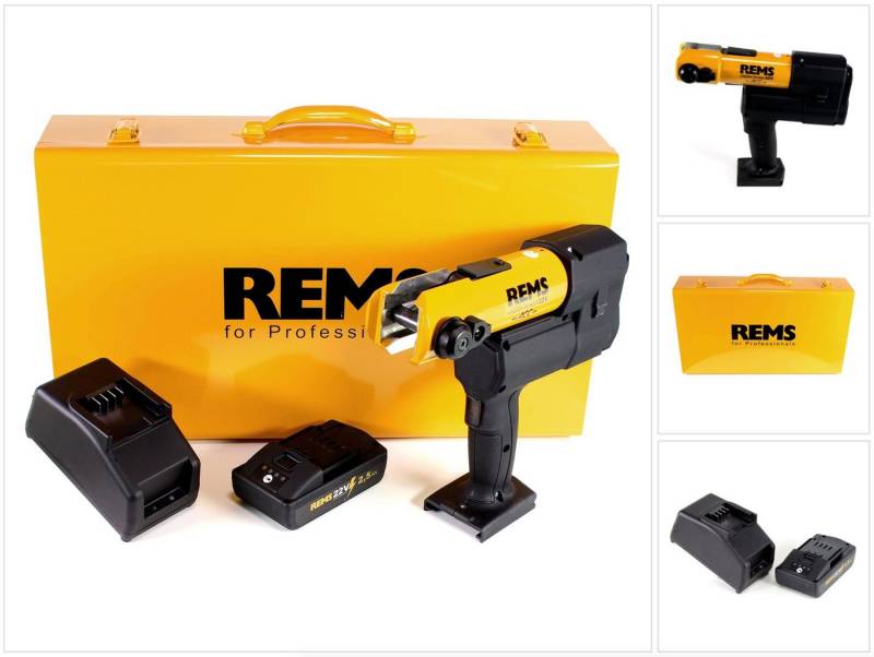 Rems Werkstattpresse Akku-Press Acc 22V Radialpresse im SBK Set (576010 R220) im Stahlbl von Rems