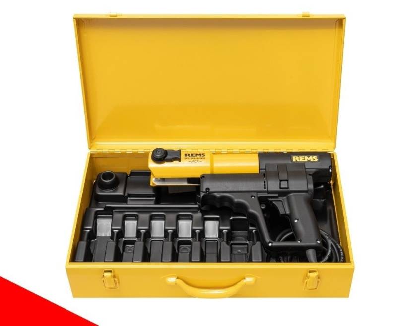 Rems Handpresse Radialpresse Power Press ACC Basic Pack 577010 im, Einhand-Bedienung von Rems