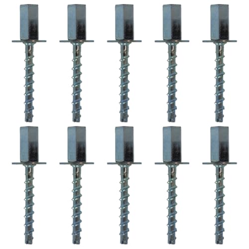 10x Remstaler BETONSCHRAUBE Muffe mit Stufengewinde M8 / M10 | ETA Zulassung | made in GERMANY | Schellenanker (6x55) von Remstaler Befestigungstechnik