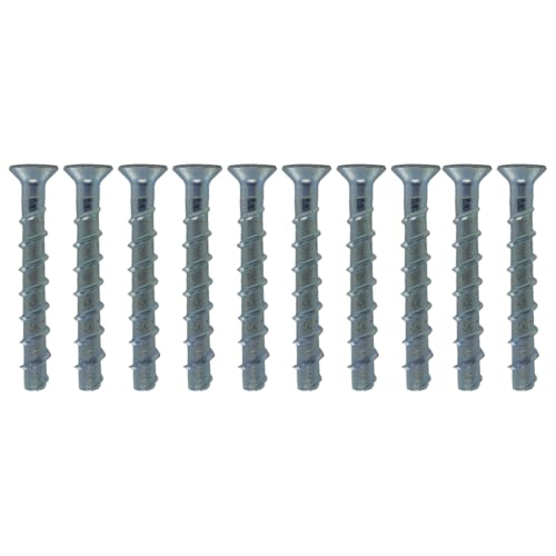 10x Remstaler BETONSCHRAUBE Senkkopf mit Torx-Antrieb | Ø5 - Ø10 | ETA Zulassung | made in GERMANY | Schraubanker (6x100) von Remstaler Befestigungstechnik