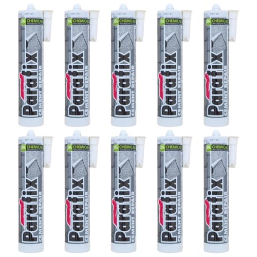 10x Remstaler ZEMENT REPARATURMÖRTEL | Reparaturdichtstoff | Zementgrau | Temperaturbeständig | Überstreichbar | 310ml von Remstaler Befestigungstechnik