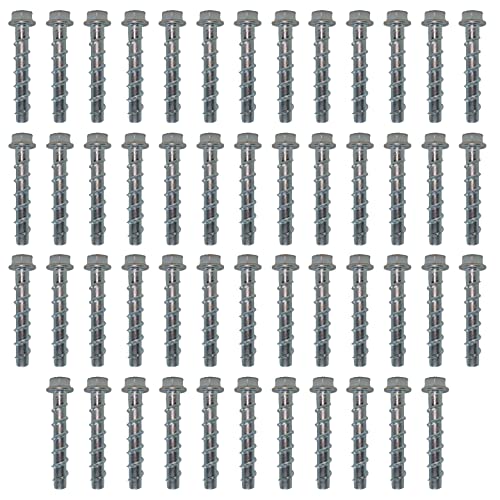 50x Remstaler BETONSCHRAUBE Sechskant mit angepresster Scheibe | Ø5 - Ø18 | ETA Zulassung | made in GERMANY | Schraubanker (10x80) von Remstaler Befestigungstechnik