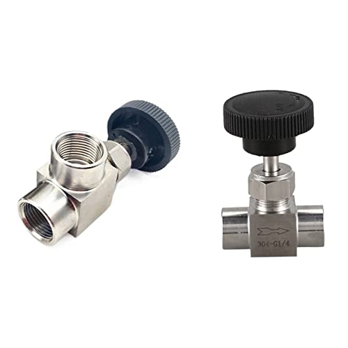 1 Stück 1/4 Zoll rechtwinkliges Innengewinde BSP SS304 Kugelhahn – hochdruck- und temperaturbeständig von RenCehn