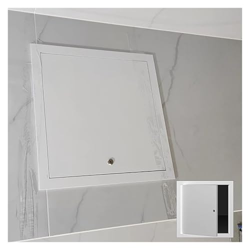 1 Stück Aluminium-Revisionsklappe mit Scharnier for rostfreie Revisionstür | Anpassbar | for Wände und Decken(55x50cm) von RenCehn