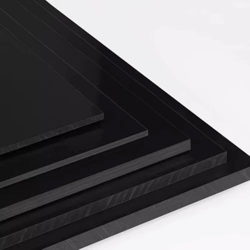 1 Stück PA6-Nylonplattenblatt – anpassbares CNC-Bearbeitungskunststoffmaterial, schwarz, verschiedene Größen(Thick 15mm 300x300mm) von RenCehn