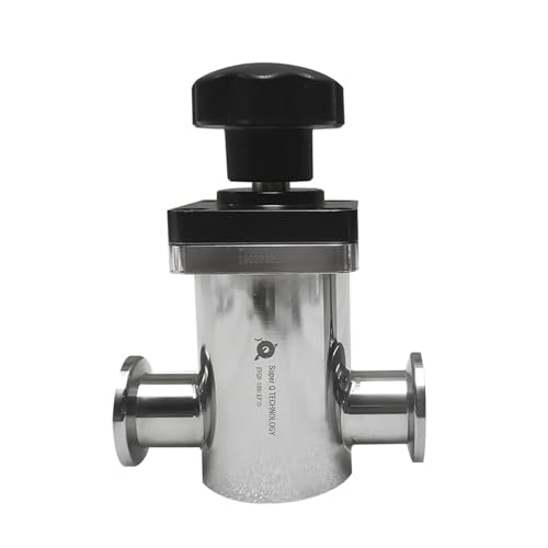 1 Stück manuelles Membran-Nadelventil aus Edelstahl mit Absperrfunktion – Rückschlagventil mit pneumatischem und elektromagnetischem Antrieb for präzise Durchflussregelung(DN25) von RenCehn