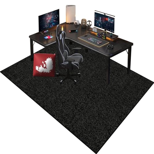 Bodenschutzmatte Bürostuhl Unterlage - Rechteckig - rutschfest Bürostuhl Unterlage - Gaming Stuhl Unterlage - Bodenschutzmatte - Gaming Teppich für Hartböden - Upgrade Version 180 x 230 cm von RenSHengFax