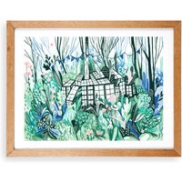 Grüner Gärtner | Kunstdruck Wanddekoration Illustration von RenaillustrationShop