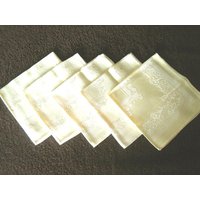 Servietten Ersatz Tischdecke Servietten Set 5 Vintage Unbenutzt Damask Gelb Neu Servietten Ersatz Tischdecke Servietten Set 5 Vintage Unbenutzt Damask Gelb Neu von RenaissanceProfessor