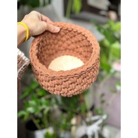 Boho Kosmetik-Organizer, Runder Korb Für Pflanzentopf-Abdeckung, Küchen Aufbewahrungslösung Die Organisation Zu Hause von RenartgiftsRG