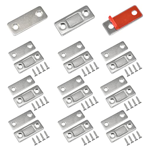 10 Stück Ultra Thin Cabinet Magnetic Door Catch with Strong Adhesive Sticker Slim and Screws Drawer Furniture Safety Latches for Kitchen Closet Door Closing Magnetic Door Catch Close 10 Stück Ultra Thin Cabinet Magnetic Door Catch with Strong Adhesive Sticker Slim and Screws Drawer Furniture Safety Latches for Kitchen Closet Door Closing Magnetic Door Catch Close von Renashed
