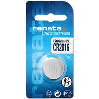 Renata Knopfzelle CR 2016 3V 90 mAh Lithium CR2016 von Renata