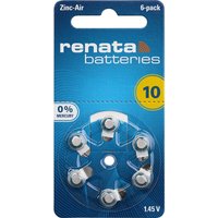 Renata - Knopfzelle za 10 1.4 v 6 St. 105 mAh Zink-Luft Hearing Aid PR70 Renata - Knopfzelle za 10 1.4 v 6 St. 105 mAh Zink-Luft Hearing Aid PR70 von Renata