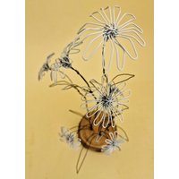 Frühlingsblumen Margeriten Aus Draht, Bw von RenataWireArt