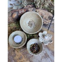 Handgetöpferte Räucherritual Sets von RenatesKeramikShop