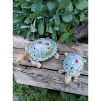 Keramik Schildkrötenpaar von RenatesKeramikShop