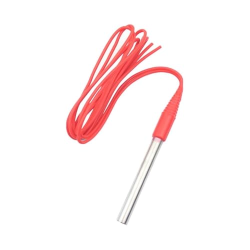 1 Stück 12 V/24 V Heizpatrone 50 W/100 W – 10 x 75 mm mit 1 m wasserdichtem Kabel for 3D/Auto/Lebensmittelverarbeitung(12V 50W) von Rencehn