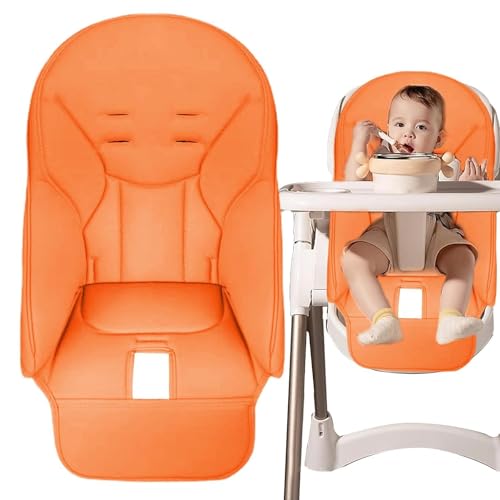 Baby Hochstuhl Kissenbezug - Hochstuhl Bezug | Sitzverkleinerer Für Hochstuhl | Esszimmerstuhl Sitzkissen | PU-Leder Hochstuhl Sitzauflage Ersatzbezug Für Peg Perego, Kosmic Jané, Baoneo, Siesta Zero3 von Renchey