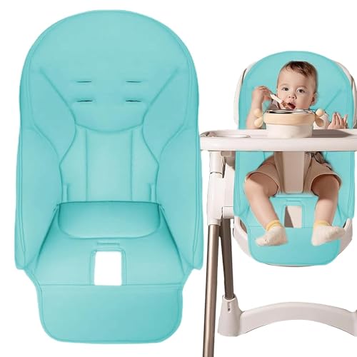 Baby Hochstuhl Kissenbezug - Hochstuhl Bezug | Sitzverkleinerer Für Hochstuhl | Esszimmerstuhl Sitzkissen | PU-Leder Hochstuhl Sitzauflage Ersatzbezug Für Peg Perego, Kosmic Jané, Baoneo, Siesta Zero3 von Renchey