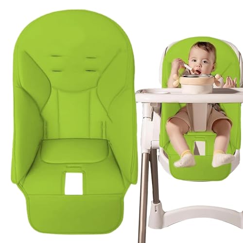 Baby Hochstuhl Kissenbezug - Hochstuhl Bezug | Sitzverkleinerer Für Hochstuhl | Esszimmerstuhl Sitzkissen | PU-Leder Hochstuhl Sitzauflage Ersatzbezug Für Peg Perego, Kosmic Jané, Baoneo, Siesta Zero3 von Renchey