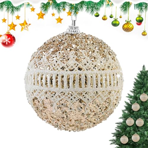 Christbaumkugel Deko - 8cm Zerbrechsfeste Glitzerkugeln | Weihnachtsschmuck Deko,für Wohnung, Zuhause, Schulen, Studentenwohnheim, Büro, Feier, Fotografie Christbaumkugel Deko - 8cm Zerbrechsfeste Glitzerkugeln | Weihnachtsschmuck Deko,für Wohnung, Zuhause, Schulen, Studentenwohnheim, Büro, Feier, Fotografie von Renchey