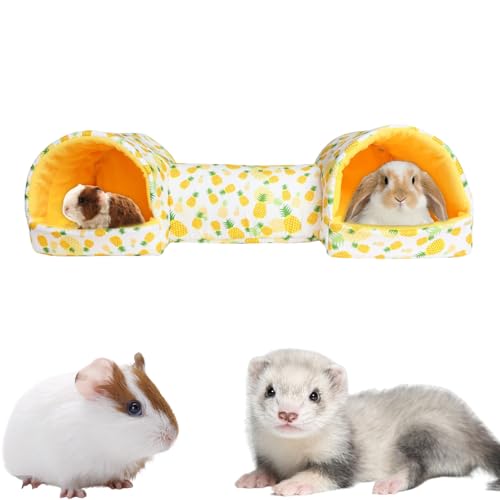Hamsterversteck,Waschbare Nagetierröhren Spielzeug Mit rutschfest - rutschfeste Käfigzubehör und Haus für Chinchillas Frettchen Kaninchen und andere Kleintiere von Renchey