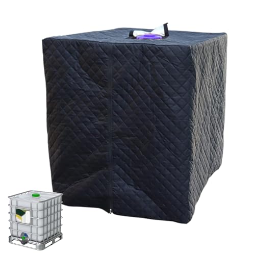 Renchey Abdeckung für Wassertank - Wetterfester Behälter Schutz,UV-beständige Abdeckung für Landwirtschaft, Haushalt und Camping von Renchey