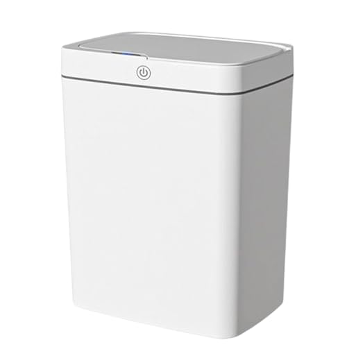 Renchey Automatischer Mülleimer,Für Bad Automatisch Berührungslos | 18L Wasserdicht Selbstschließend Für Waschraum Schlafzimmer Wohnung Studentenwohnheim Renchey Automatischer Mülleimer,Für Bad Automatisch Berührungslos | 18L Wasserdicht Selbstschließend Für Waschraum Schlafzimmer Wohnung Studentenwohnheim von Renchey
