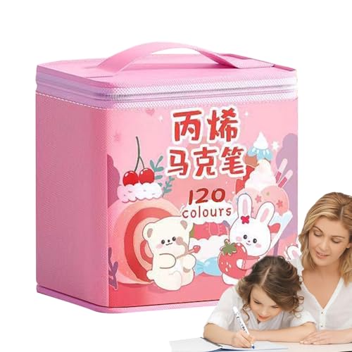 Renchey Coloring Markers | Feinspitze Mal- & Zeichenstifte Set | Wasserdichtes Kunstmaterial Zum Malen Auf Keramik Leinwand Glas Stein Fels von Renchey
