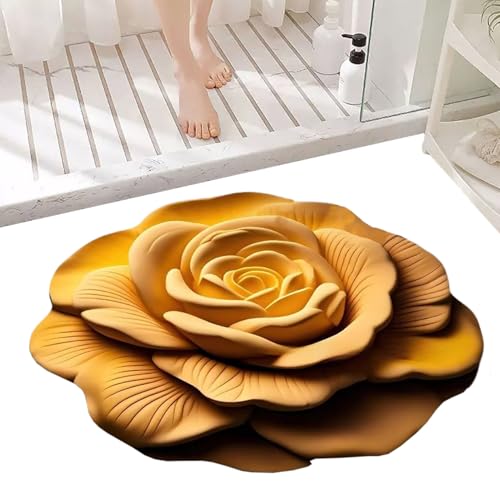 Renchey Diatomaceous Earth Badematte | Badezimmer Matte Mit Steinoptik,rutschfeste Waschbare Sicherheitsmatte Mit Blumenmuster 40x40cm Für Fuß Badewanne Spa Hotel Renchey Diatomaceous Earth Badematte | Badezimmer Matte Mit Steinoptik,rutschfeste Waschbare Sicherheitsmatte Mit Blumenmuster 40x40cm Für Fuß Badewanne Spa Hotel von Renchey