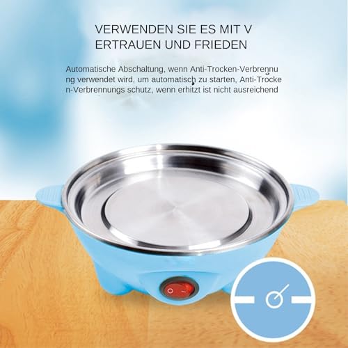 Renchey Eierkocher Für Hartgekochte Eier | Automatischer Eierkocher Für 3 Ebenen Mit Timer | Küchengerät mit Deckel aus Glas für Haushalt Gastronomie Hotel von Renchey