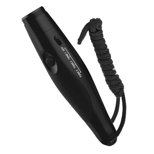 Renchey Elektronische Trillerpfeife, 3-Ton 3 Verstellbare Lautstärke, Tragbare Handpfeife mit Lanyard für Sport Hundetraining Outdoor Wander Camping von Renchey