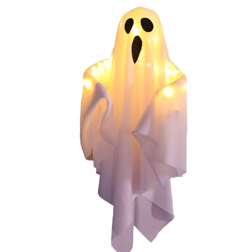 Renchey Halloween Deko - LED Deko Für Feiertage | Hängbare Saisonale Dekoration Für Wand Fenster Garten Schlafzimmer Kamin von Renchey