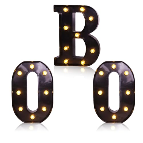 Renchey Halloween Party Deko - LED Beleuchteter Boo Buchstabe | Halloween Deko Für Wohnung Küche Wohnzimmer Balkon Dekoration Renchey Halloween Party Deko - LED Beleuchteter Boo Buchstabe | Halloween Deko Für Wohnung Küche Wohnzimmer Balkon Dekoration von Renchey