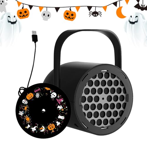 Renchey Halloween Projektor | Kürbis Projektor Lampe Für Den Gartenbereich,16 Motive HD Halloween Landschafts Lampe Für Vielseitige Schlafzimmer Heimkino Garten Camping von Renchey