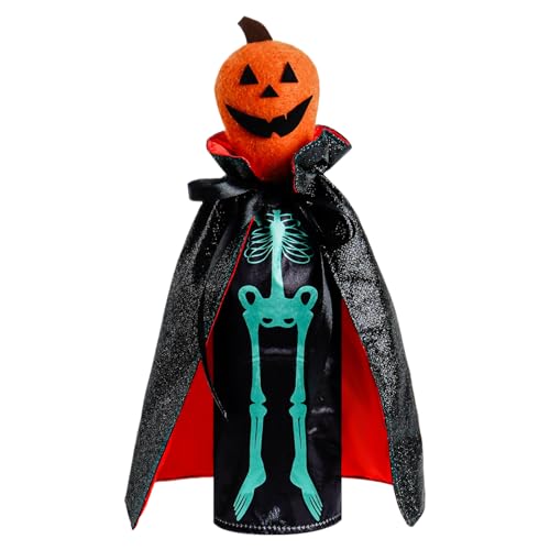 Renchey Halloween Weinflasche Abdeckung - Sektflasche Abdeckung - Deko-Accessoires Für Halloween-Deko Liebhaber, Sammler Und Partyplaner Renchey Halloween Weinflasche Abdeckung - Sektflasche Abdeckung - Deko-Accessoires Für Halloween-Deko Liebhaber, Sammler Und Partyplaner von Renchey